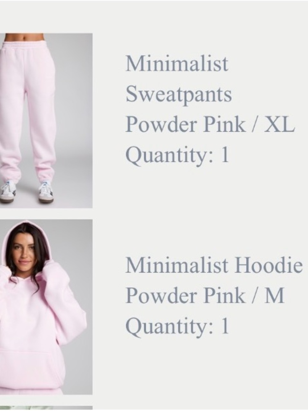 comfrt set